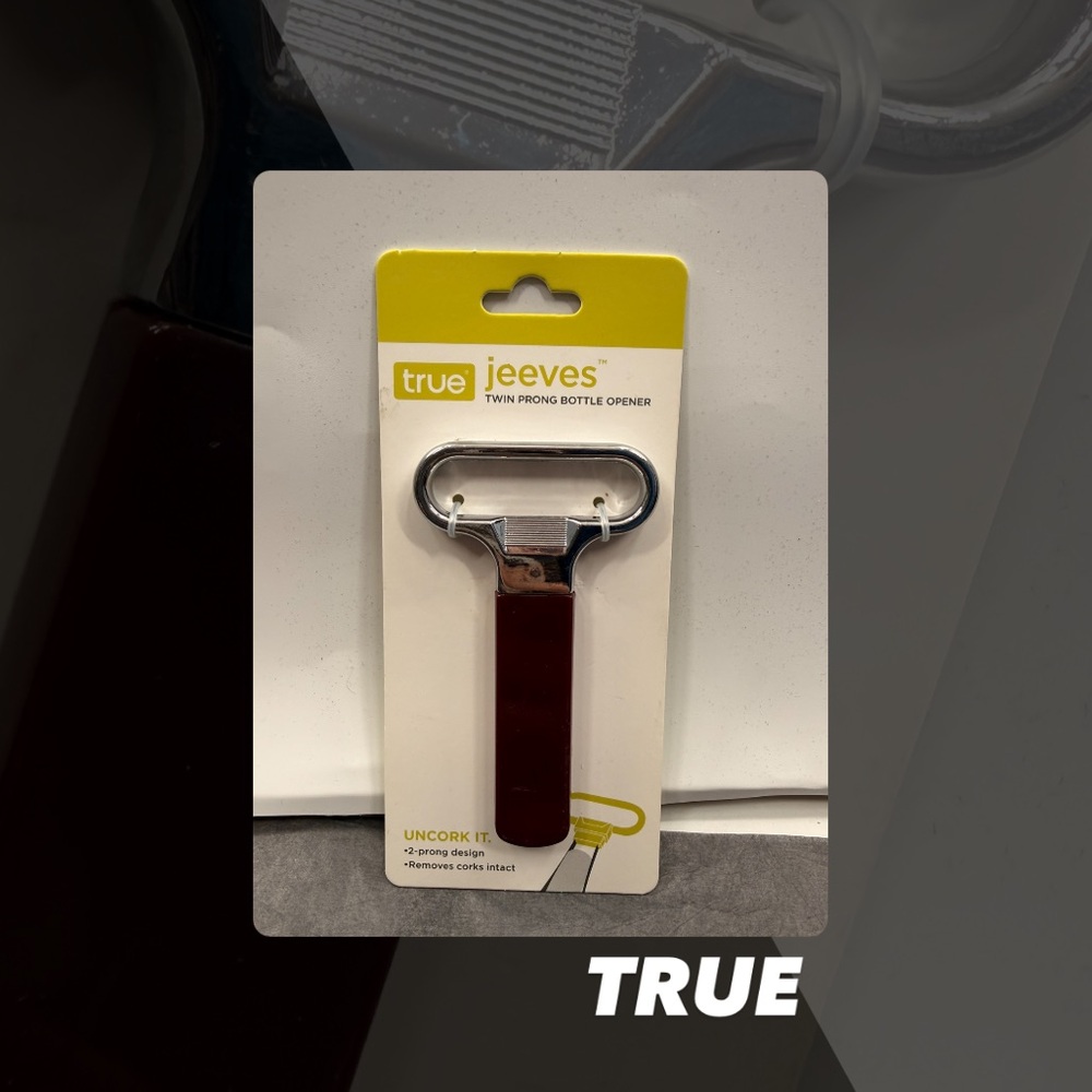 NWT True Jeeves Twin Prong Bottle Opener